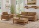 International Furniture Direct Sedona Cognac Accent Chair-2