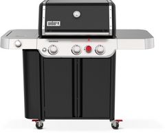 Weber® Genesis E-335 3-Burner Black Freestanding Liquid Propane Gas Grill