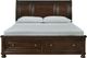 Millennium® by Ashley® Porter Rustic Brown King Sleigh Storage Bed-3