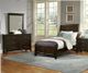Vaughan-Bassett Bonanza Merlot Twin Sleigh Headboard-1