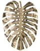 A & B Home Alu Gold Wall Leaf Hanging Bowl-0