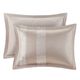 Olliix by Madison Park 7 Piece Taupe King Ava Chenille Jacquard Comforter Set-2