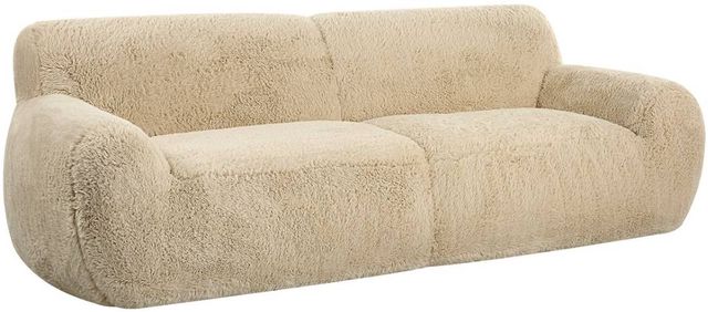 Uttermost® Abide Caramel Rounded Sofa-0