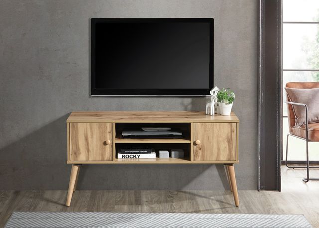 Milton Green Stars Oak Faux Wood 47" TV Stand-0