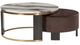 Signature Design by Ashley® Jazmore Brass/Brown Nesting Cocktail Table -1