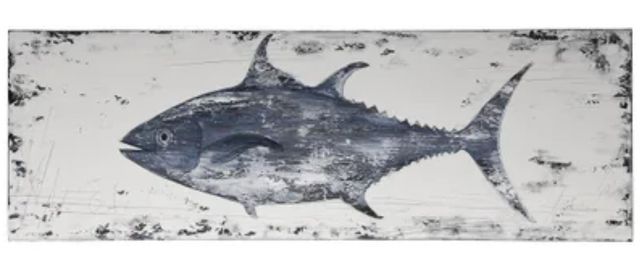 Stylecraft Rustic Tuna Blue Wall Art-0