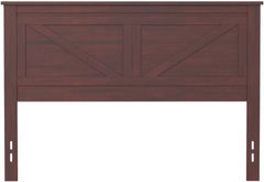 Rize Home Farmhouse Classic Cherry Queen Headboard