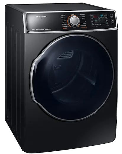 Samsung 9.5 Cu. Ft Black Front Load Gas Dryer-1