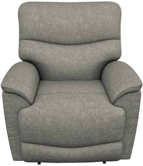 La-Z-Boy® Trouper Charcoal Power Wall Recliner with Headrest and Lumbar-1