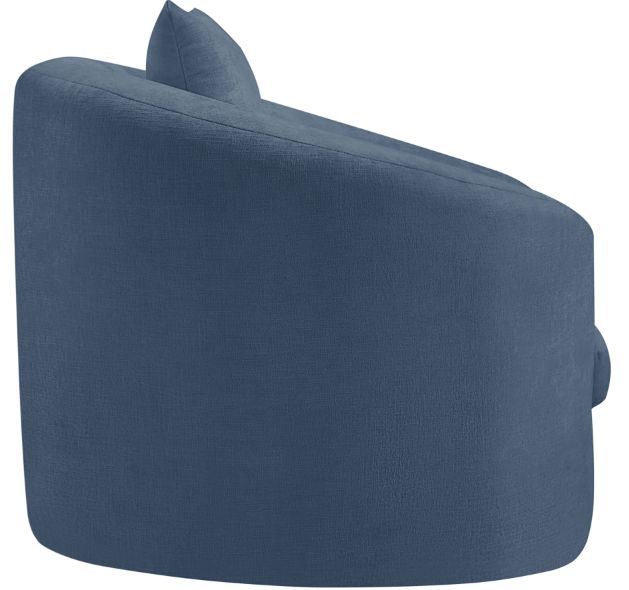 Meridian Furniture Penelope Light Blue Chenille Fabric Loveseat-2