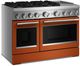 KitchenAid® 48" Scorched Orange Pro Style Duel Fuel Range with Griddle-3