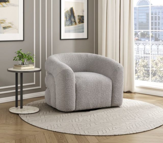 Homelegance® Caldera Gray Swivel Chair-1