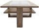Michael Amini® Del Mar Sound Glass Top Cocktail Table with Boardwalk Base-3