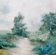 Stylecraft Forest of Green Beige/Blue/Green/Off-White Wall Art-1