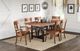Urban Collections by Yutzy Woodworking Trieste Retreat Cherry/Onyx/Seely 48”x78” Butterfly Trestle Dining Table-1