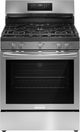 Frigidaire® Gallery 30” Stainless Steel Freestanding Rear Control Gas Range with AirFry-0