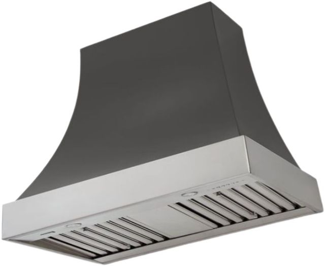 AGA Cascade 36" Slate Wall Mounted Range Hood  with Brushed Nickel Trim-0