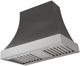 AGA Cascade 36" Slate Wall Mounted Range Hood  with Brushed Nickel Trim-0