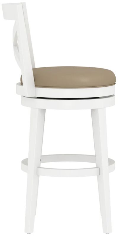 HH2 Home Grace Beige/White Bar Height Stool-4