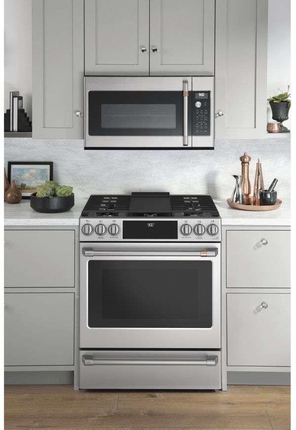 Café 30" Stainless Steel Dual Fuel Range