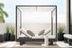 Vanguard® Furniture Collins White Stone Outdoor End Table-4