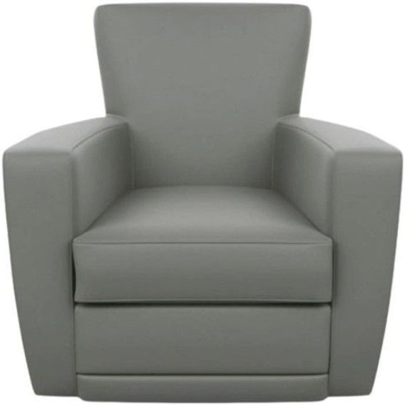 American Leather® Customizable Ethan Leather Swivel Chair-2