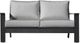Enclover Magnolia Black/Granite Loveseat-0