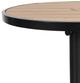 CabanaCoast® Customizable Kensington Wooden 32" Outdoor Round Pedestal Balcony Table-1