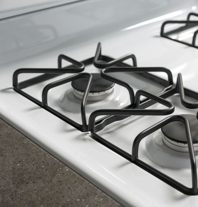 GE® 30" White Freestanding Gas Range-4