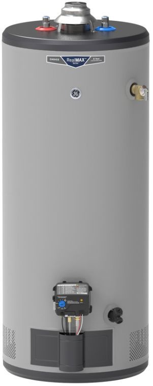GE RealMAX® Choice 30 Gallon Short Liquid Propane Atmospheric Water Heater-0