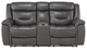 Mazin Furniture Kennett Dark Gray Power Double Reclining Loveseat with Center Console-1