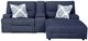 Signature Design by Ashley® Acklen Place 3-Piece Navy Right-Arm Facing Power Reclining Sectional Sofa and Chaise-1