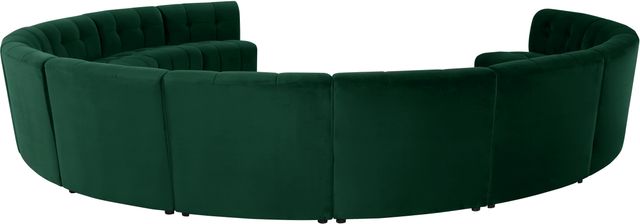 Meridian Furniture Limitless 12-Piece Green Velvet Modular Sectional-3