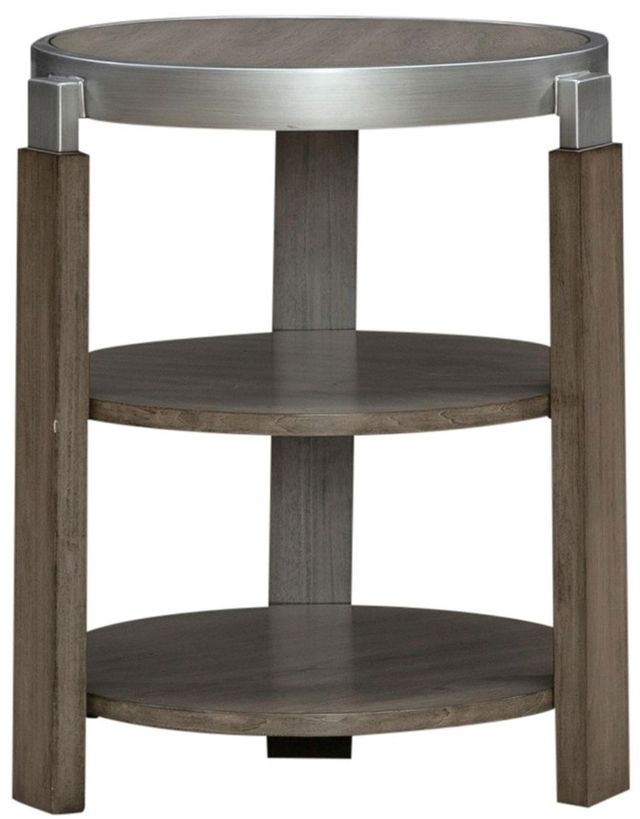Liberty Furniture Sutton Bleached Sand Chairside Table-2
