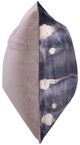 A & B Home Black/Gold/Gray Down Filled Throw Pillow-2