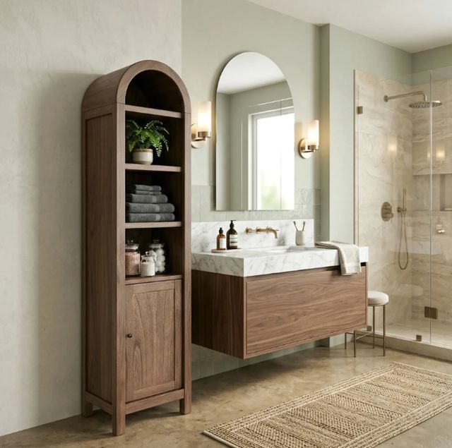 Sunny Designs™ Cordoba Small Arch Cabinet-1