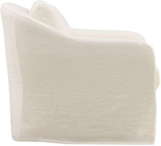 Dovetail Furniture Ama Off-White Swivel Chair-2