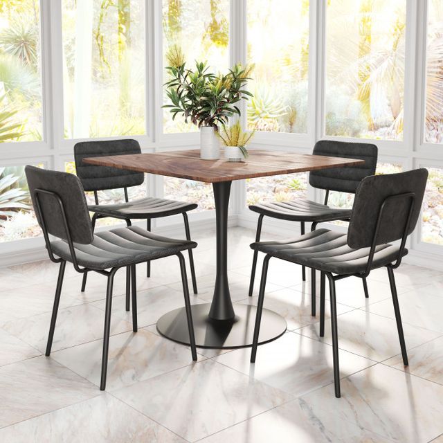 Zuo® Modern Boston Vintage  Black Dining Chair-3