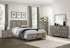 Mazin Furniture Bainbridge Gray Chest-3