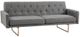 A & B Home Alicia Gold/Gray Sofa Bed-1