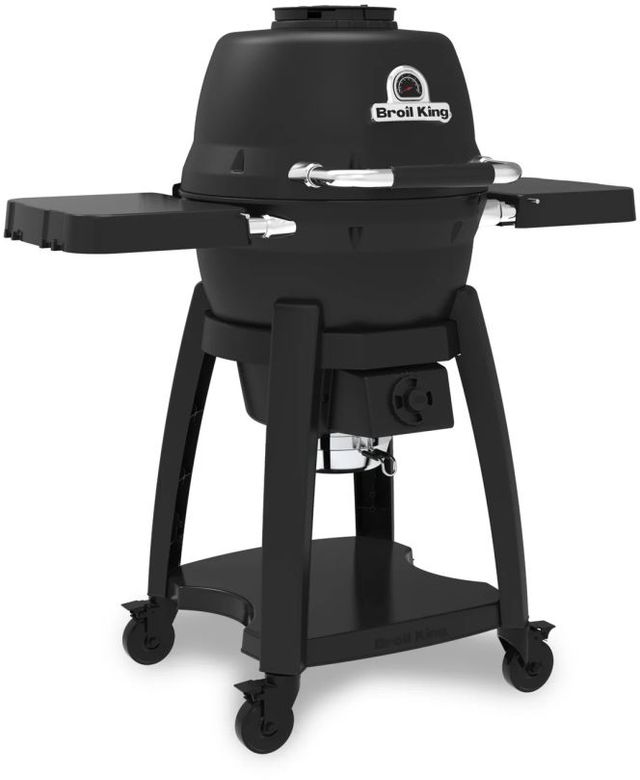 Broil King® Keg Kamado 37'' Black Freestanding Charcoal Grill-2