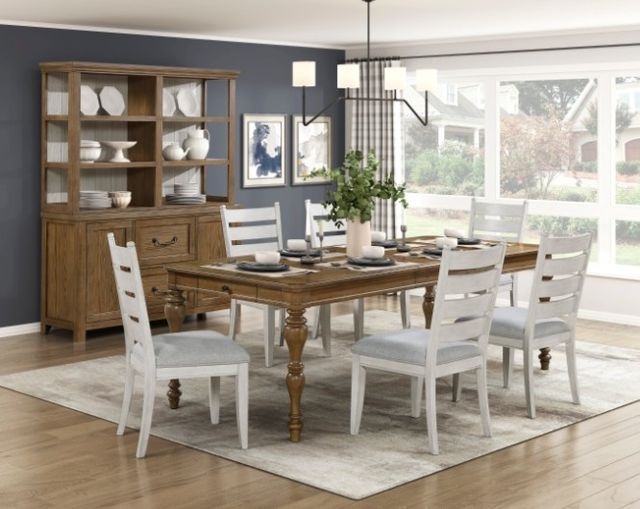 Homelegance® Wyatt Brown Dining Table-1