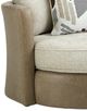 Albany Industries Clash Buff/Puccini Khaki Swivel Chair-1