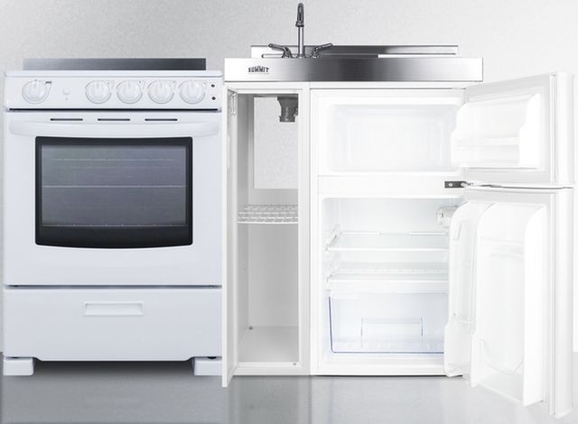 Summit® 54" White All-In-One Kitchenette-5