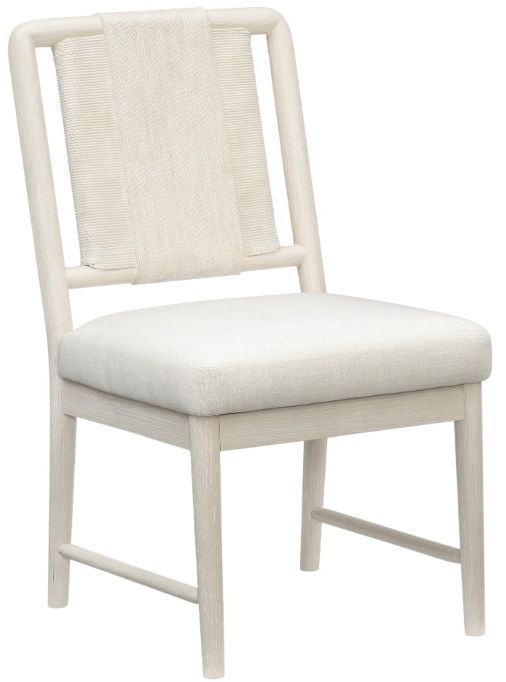 Legacy Classic Maren Fresh Canvas Woven Back Dining Side Chair-0