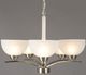 YHD Alta Peak Acid Washed/Satin Steel 5-Light Chandelier-1