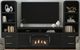 Elements International Ridgemont 4-Piece Black Entertainment Unit with 70" TV Console-0