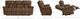 La-Z-Boy® Mateo Chocolate Leather Manual Wall Reclining Sofa-4