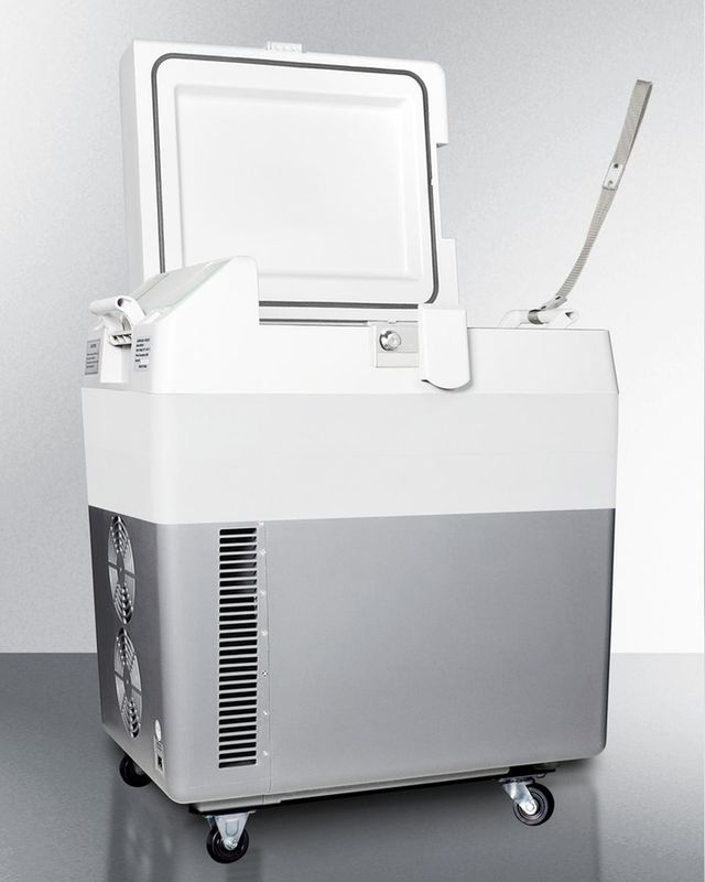 Accucold® 22" 1.0 Cu. Ft. Gray Portable Refrigerator/Freezer with Lock-2