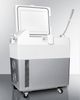 Accucold® 22" 1.0 Cu. Ft. Gray Portable Refrigerator/Freezer with Lock-2
